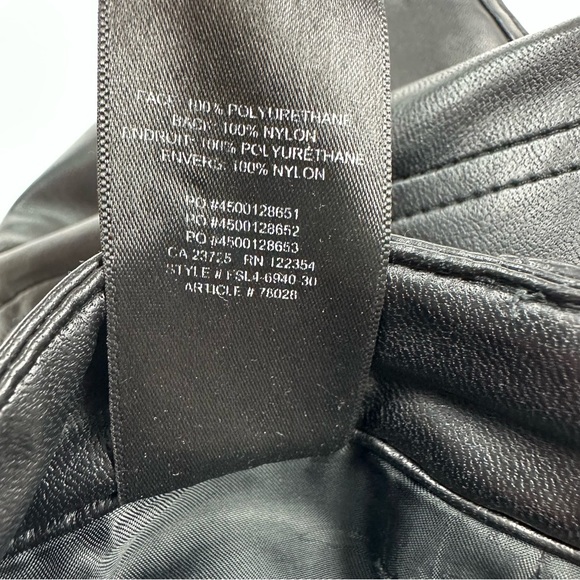 Aritzia Wilfred Vegan Leather Melina Pants Size 0 - Picture 10 of 10